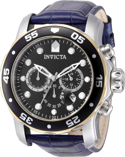 Invicta Stainless steel case watch in black