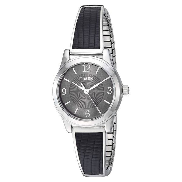 Timex Stainless steel case watch in black