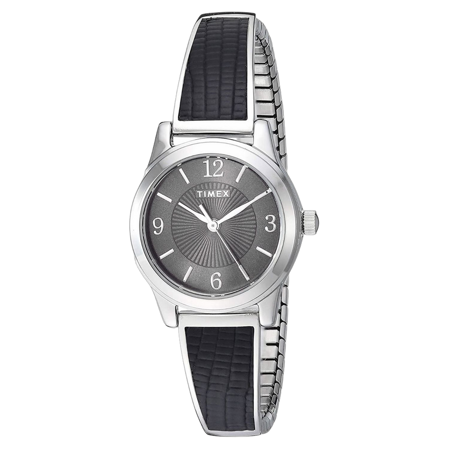Timex Stainless steel case watch in black