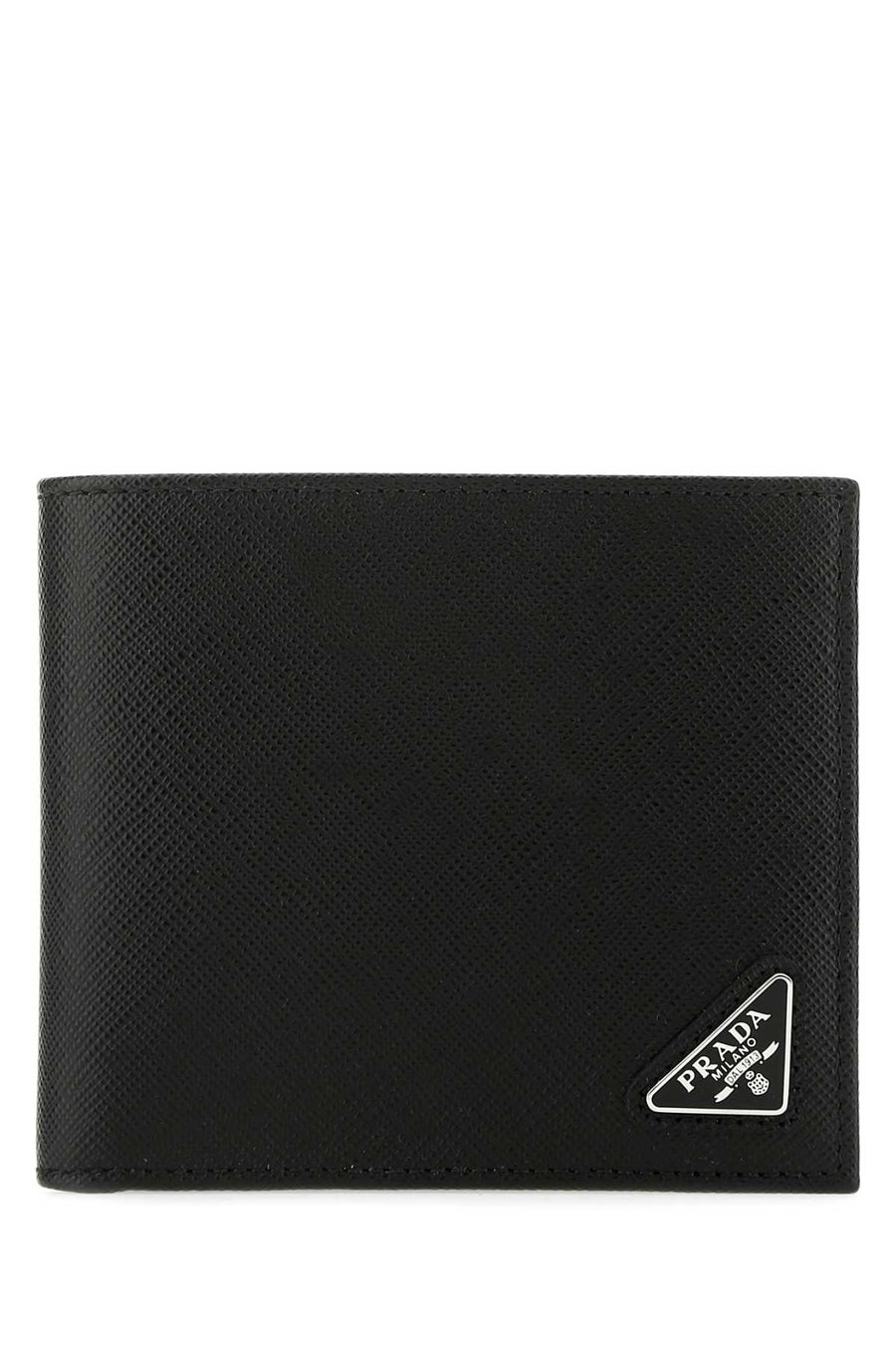 Prada 100% Leather wallet in black