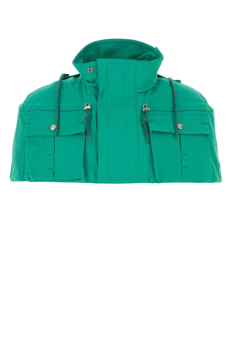 Green Nylon Cape Turchese Sciarpe E Foulard