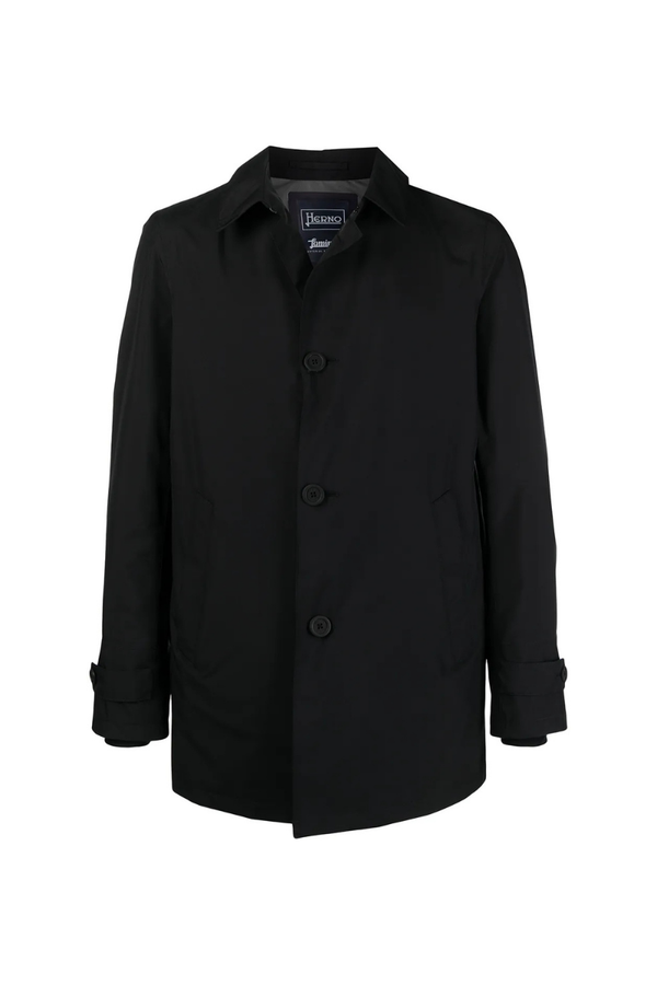 Herno 100% Polyamide (PA) coat in black