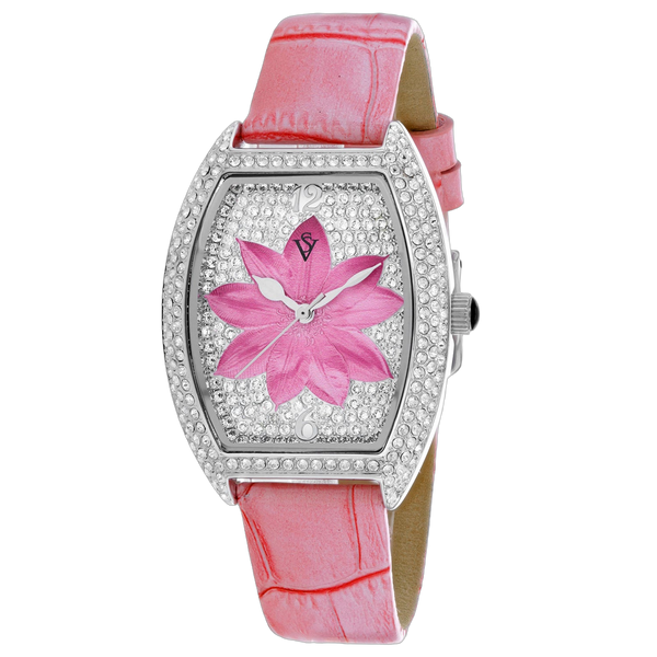 Christian Van Sant Stainless steel case watch in pink