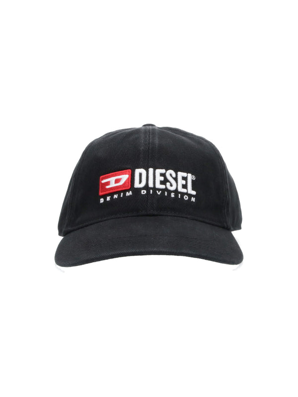 Diesel A11356 100% Cotton baseball cap in black