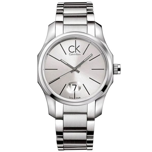 Calvin Klein Stainless steel case watch in silver