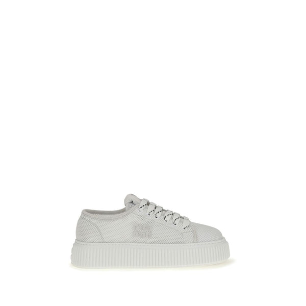 Miu Miu 100% Polyamide sneaker in white