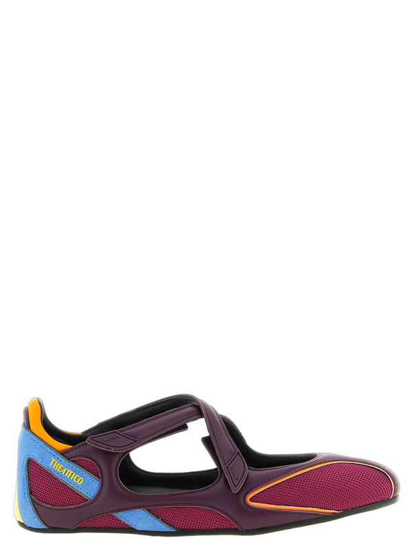 The Attico 60% Polyurethane ballet flat in multicolor