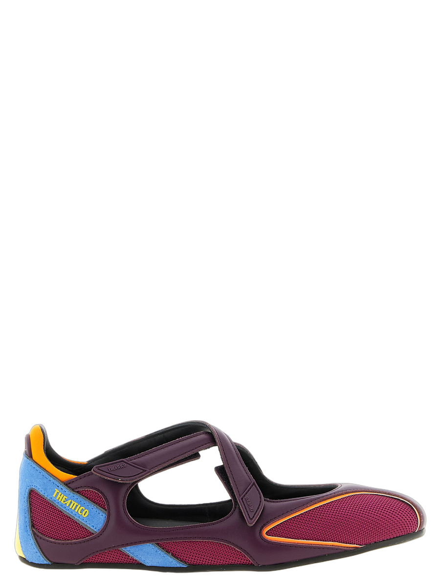 The Attico 60% Polyurethane ballet flat in multicolor