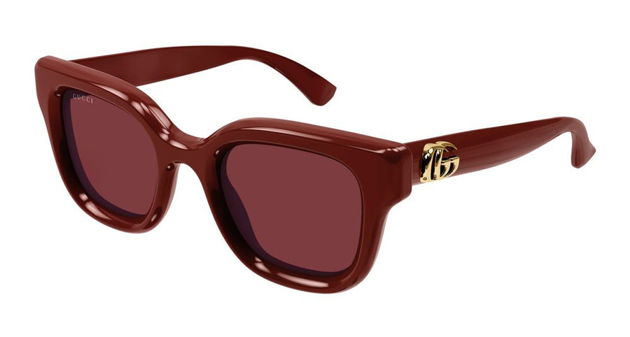 Gucci GG1828S Injected acetate sunglasses in burgundy