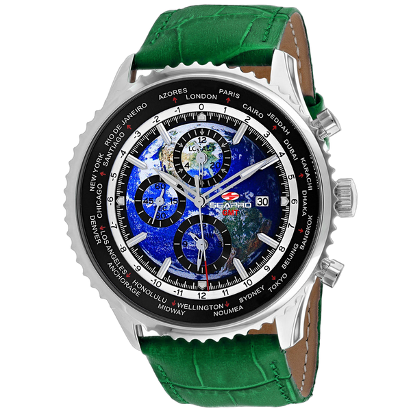 Seapro Stainless steel case watch in silver