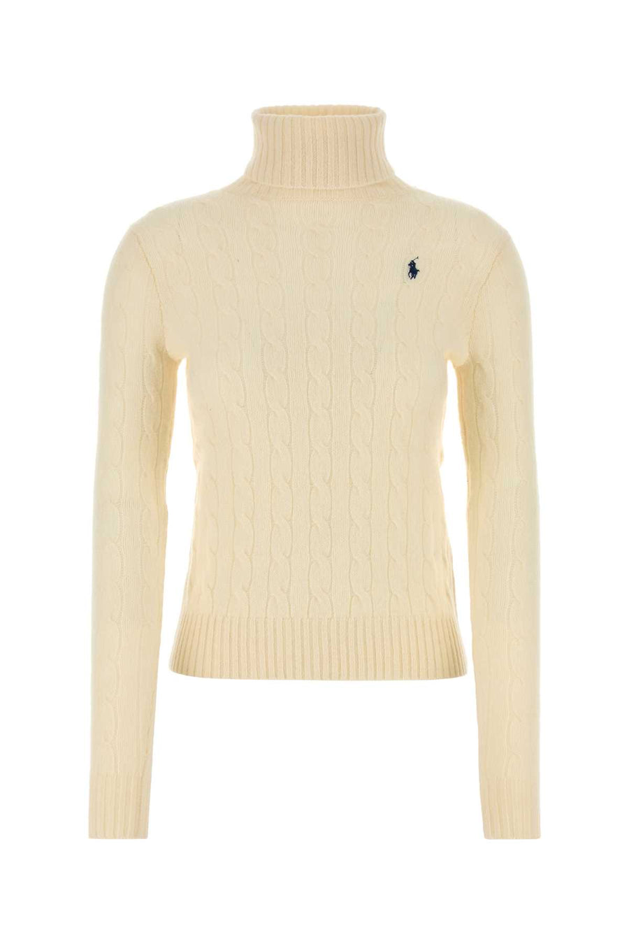 Ivory Wool Blend Sweater Authenticcream Exterior: Cashmere Maglieria