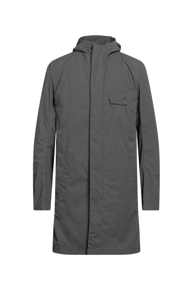 Herno 100% Nylon coat in gray