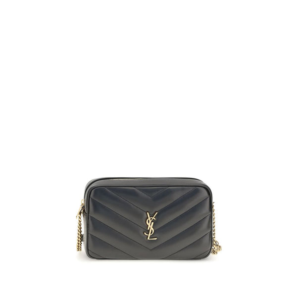 Saint Laurent 100% Lamb Ovis Aries crossbody bag in black