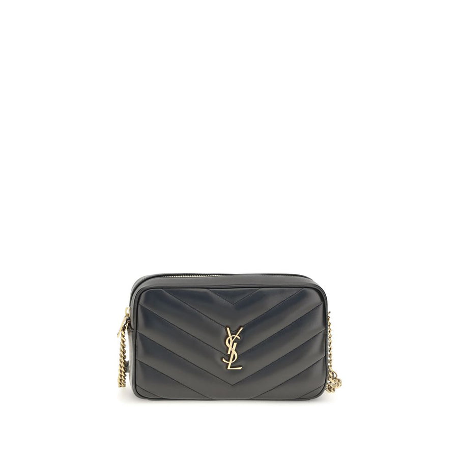 Saint Laurent 100% Lamb Ovis Aries crossbody bag in black