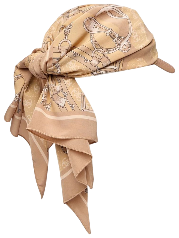 Guess Hat Taupe Polyester Accessories /