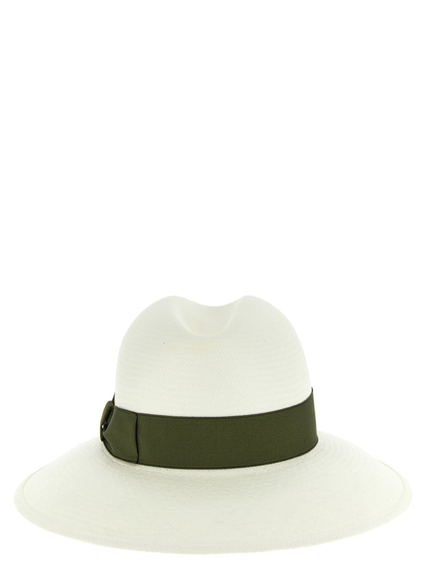 Borsalino BO333353BM 100% hemp fedora in white