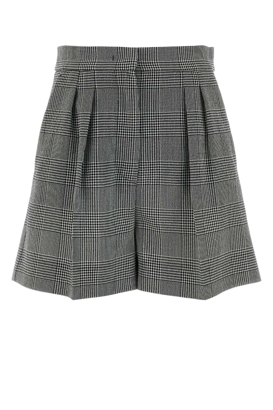 Max Mara 100% Virgin wool shorts in navy