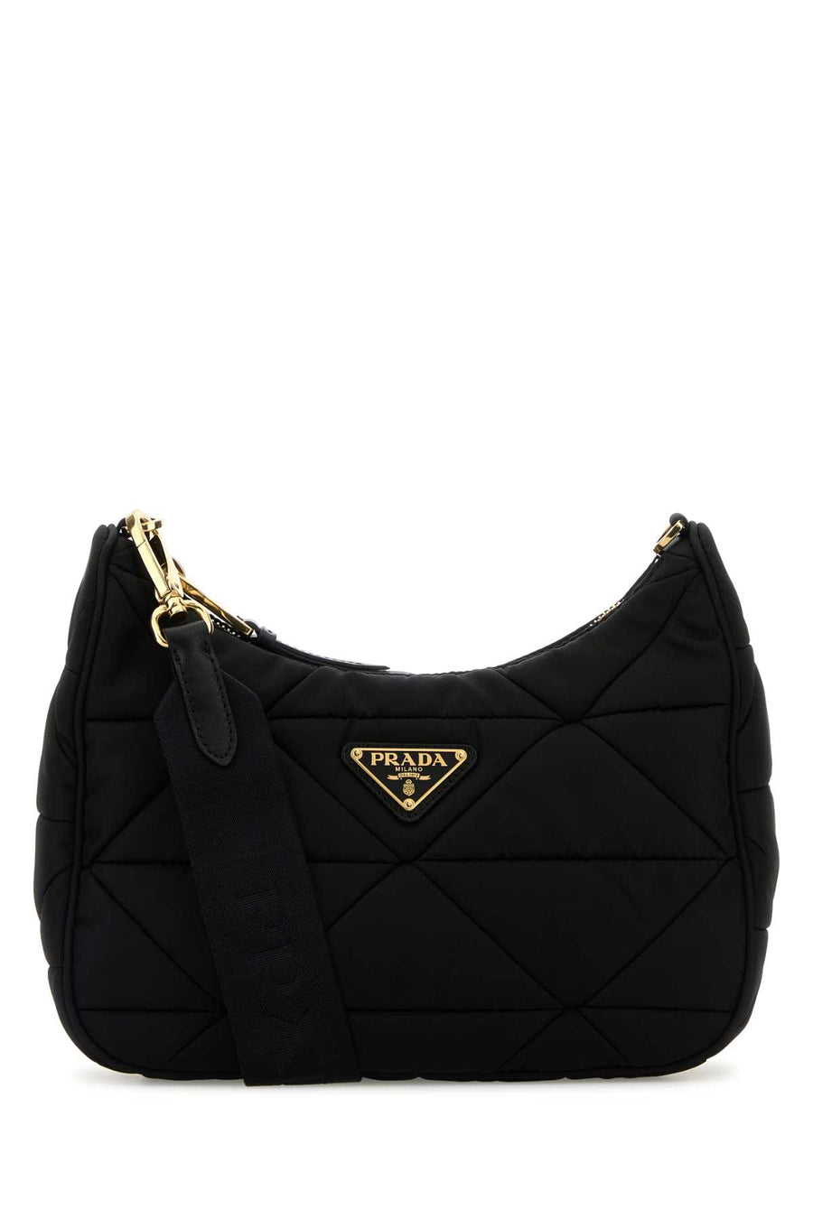Slate Re-Nylon Shoulder Bag Nero1 Poliammide Riciclata-vitello Borse A Mano