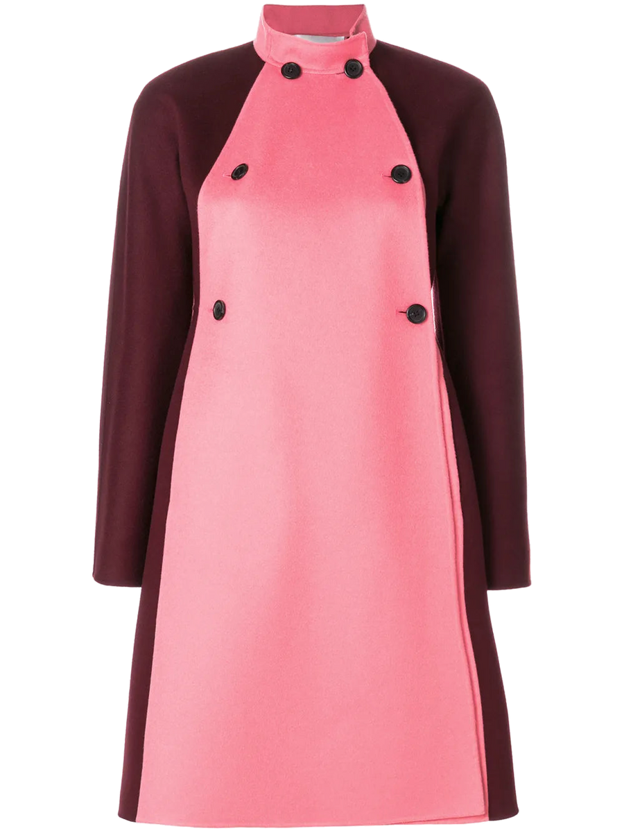 Valentino Wool and cashmere-blend coat in pink