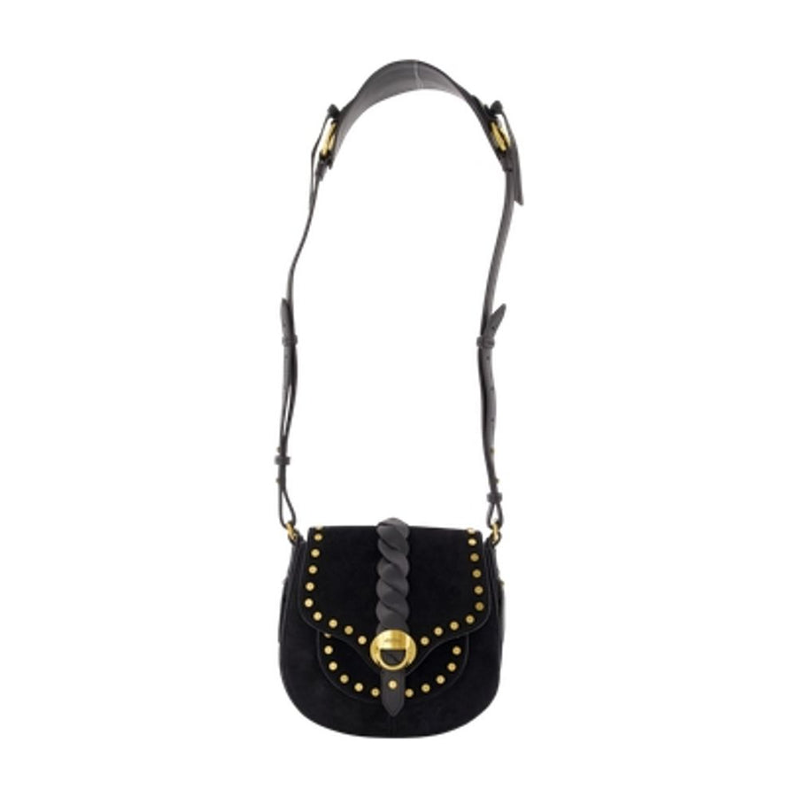 Isabel Marant calfskin crossbody bag in black