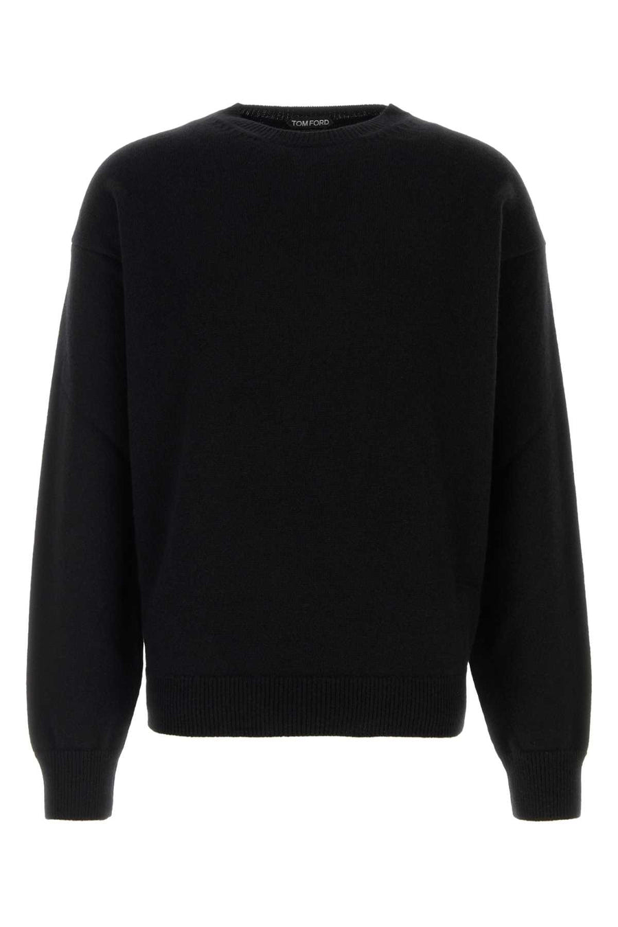Black Cashmere Blend Sweater Exterior: Nylon Maglieria
