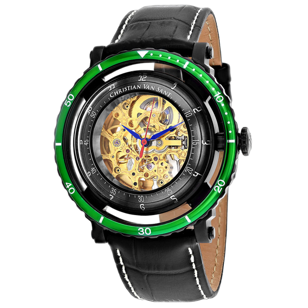 Christian Van Sant Stainless steel case watch in gold