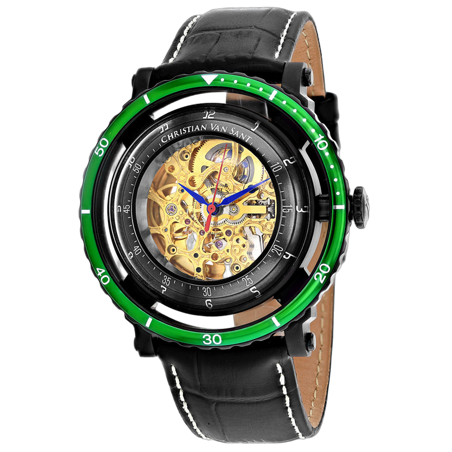 Christian Van Sant Stainless steel case watch in gold