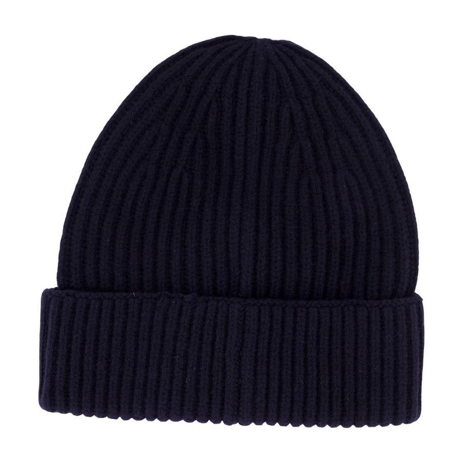 SamsøE SamsøE F24300118-194011TCX Wool beanie in navy