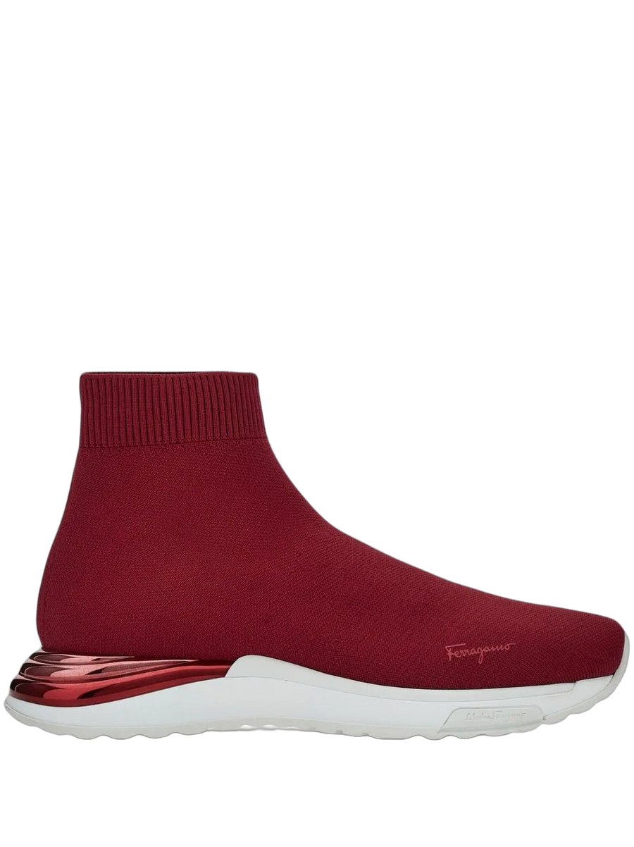 Ferragamo sneaker in red