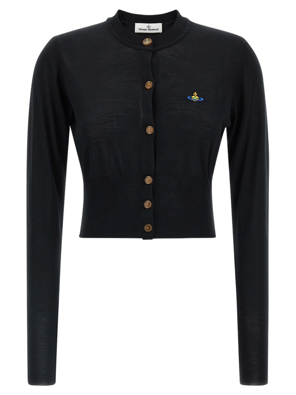 Vivienne Westwood 100% Cotton cardigan in black