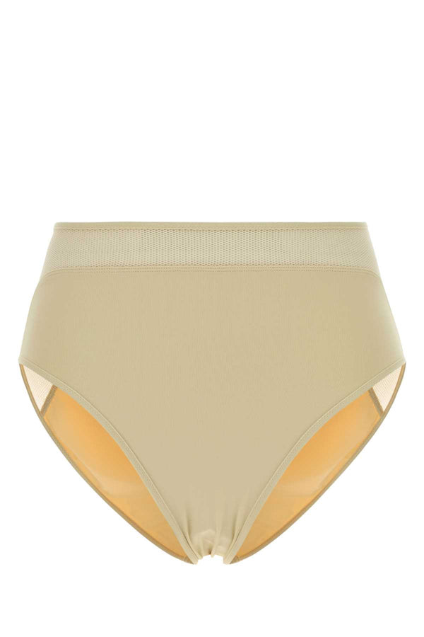 Eres 77% Polyamide 23% Elastane (main fabric); 74% Polyamide 26% Elastane (mesh) bikini bottom in beige