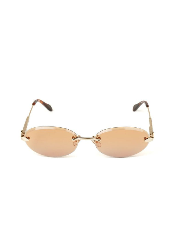 Just Cavalli SJC155 Metal frame sunglasses in rose gold