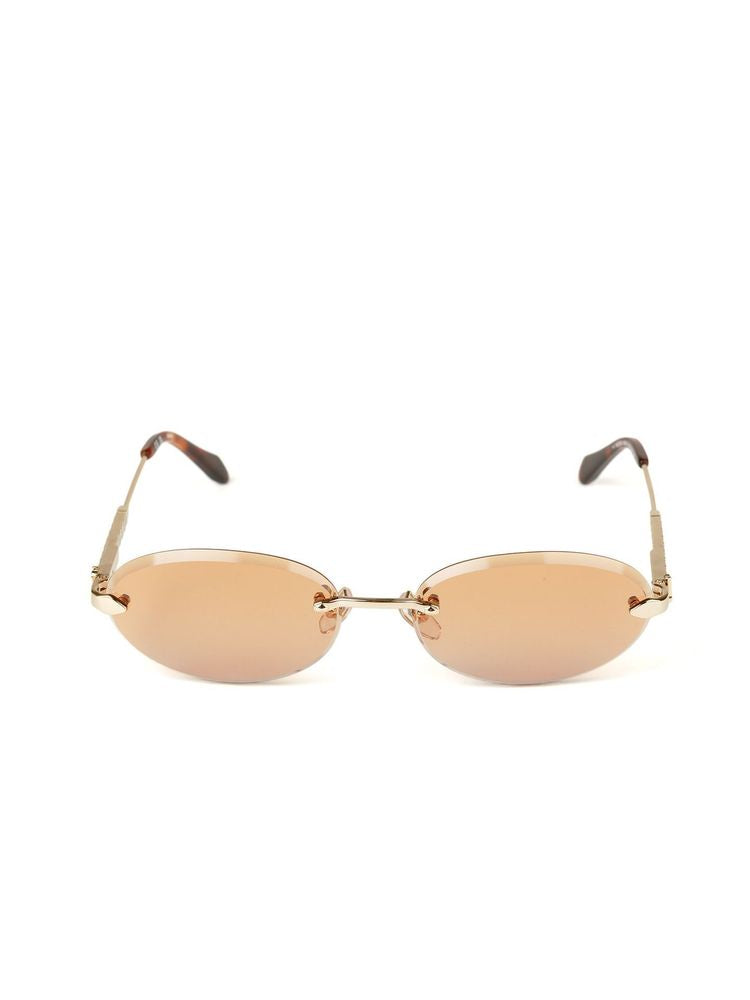 Just Cavalli SJC155 Metal frame sunglasses in rose gold