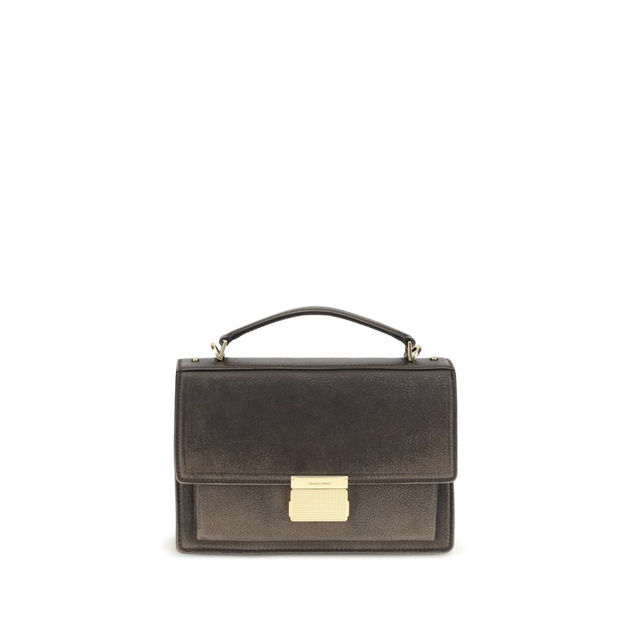 Golden Goose 100% Calf Leather Bos Taurus top handle bag in brown