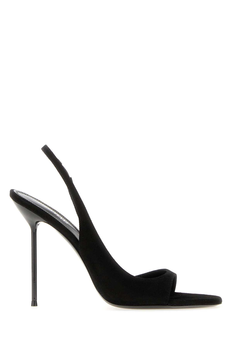 Paris Texas Slingback Exterior: 100% Suede sandal in black