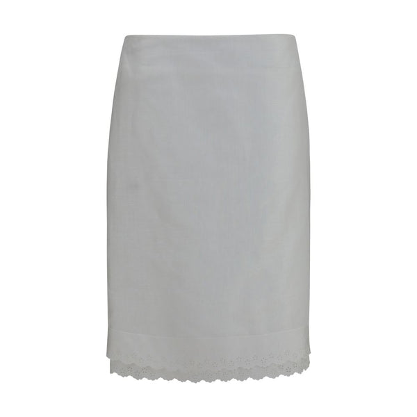 Magda Butrym 61% Cotton 39% Linen skirt in white
