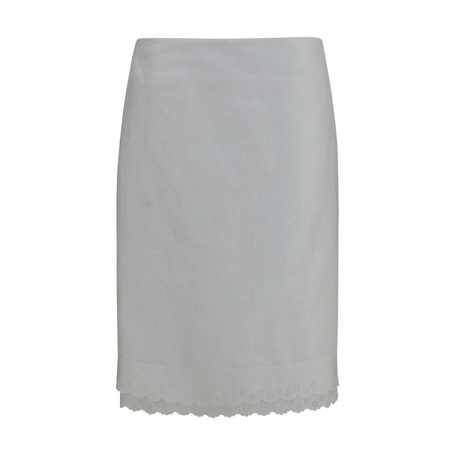 Magda Butrym 61% Cotton 39% Linen skirt in white