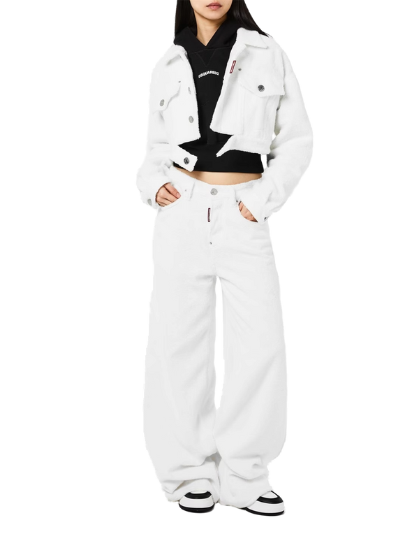 Dsquared2 100% Cotton jacket in white