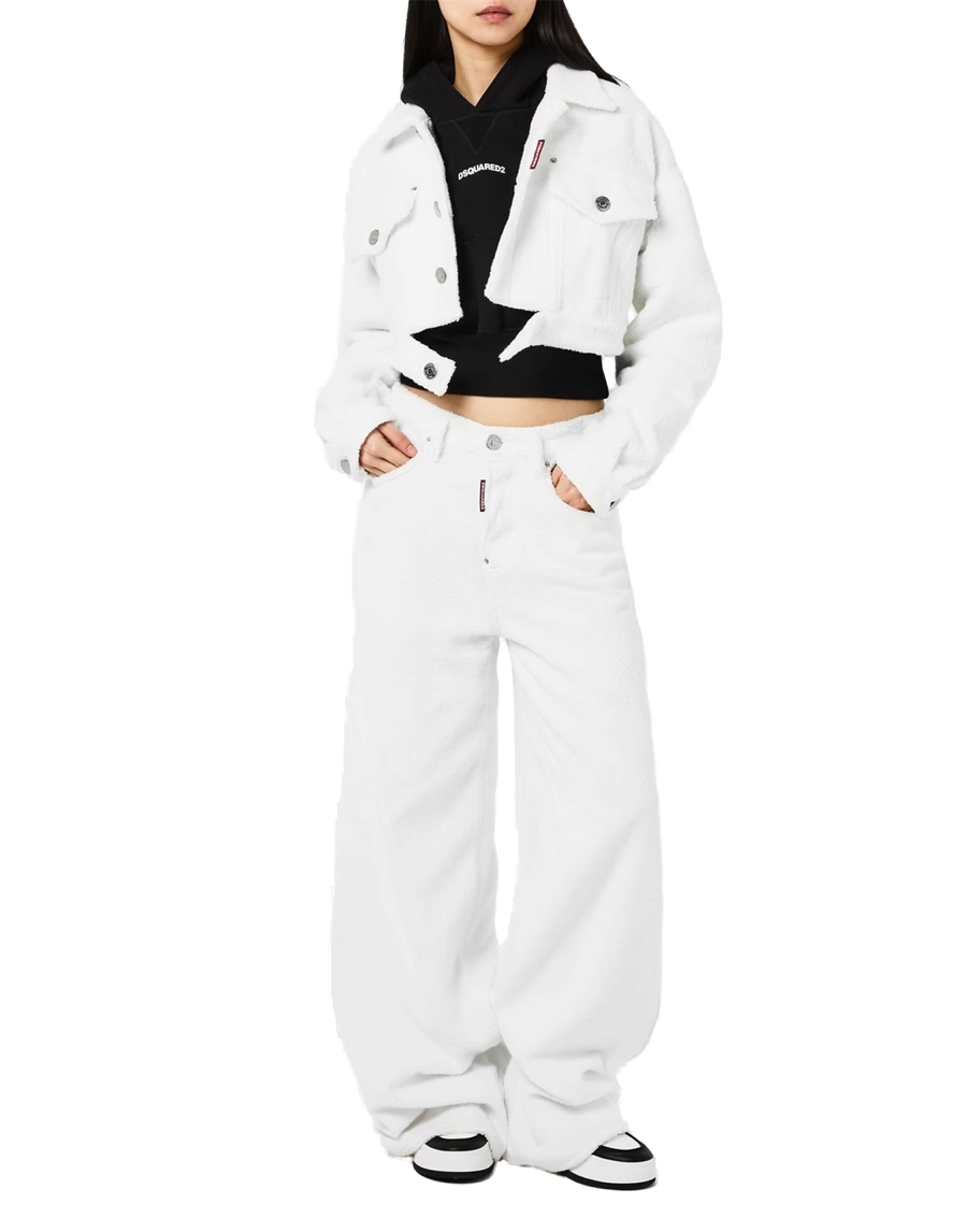 Dsquared2 100% Cotton jacket in white