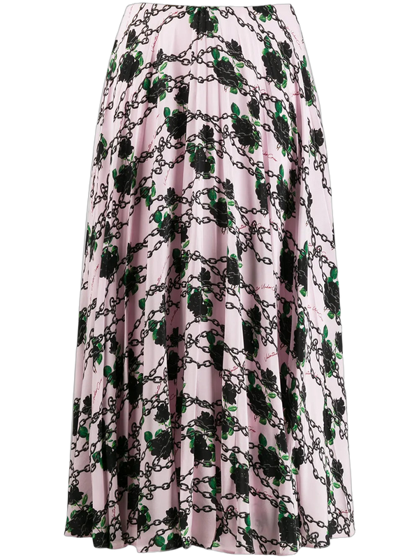 Valentino Silk skirt in pink