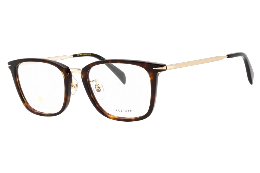 David Beckham Acetate eyeglasses in brown