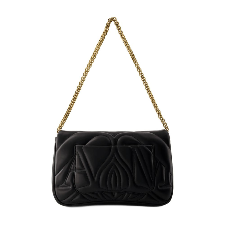 Alexander McQueen Leather crossbody bag in black