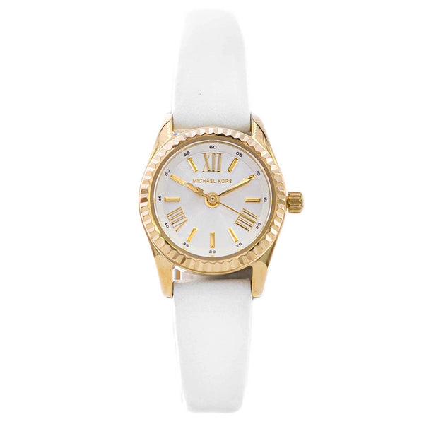 Michael Kors Stainless steel case watch in white