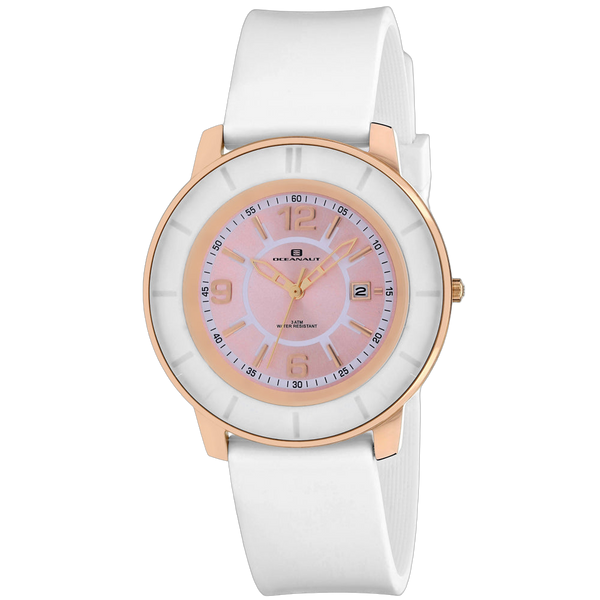 Oceanaut Stainless steel case watch in pink