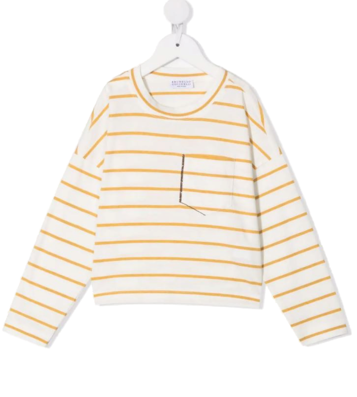 Brunello Cucinelli Cotton 100% t-shirt in ivory