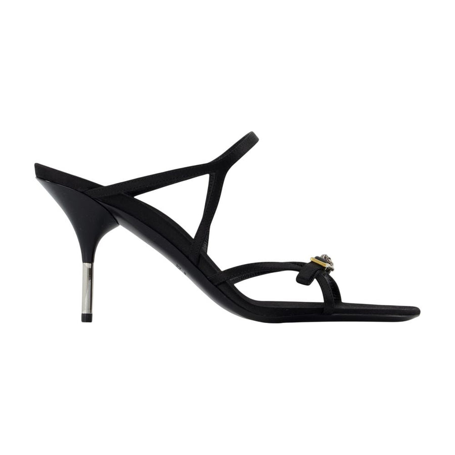 Versace Cotton mule in black
