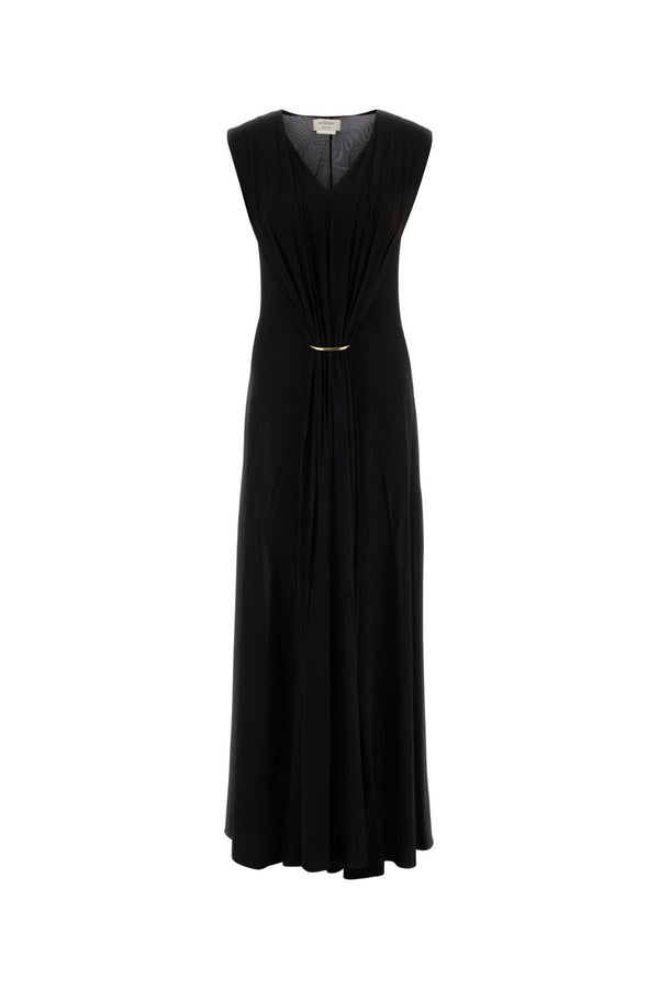 Black Stretch Viscose Fervida Dress Nero Abiti