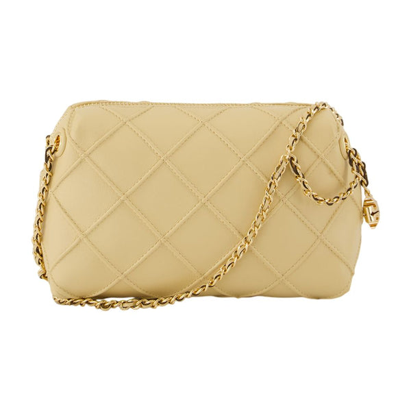 Tory Burch Lambskin crossbody bag in beige