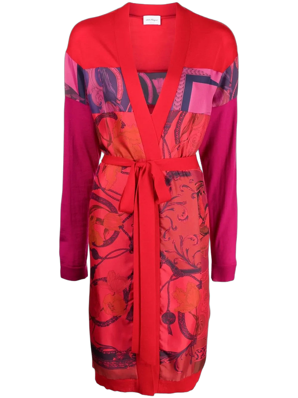 Ferragamo cardigan in red
