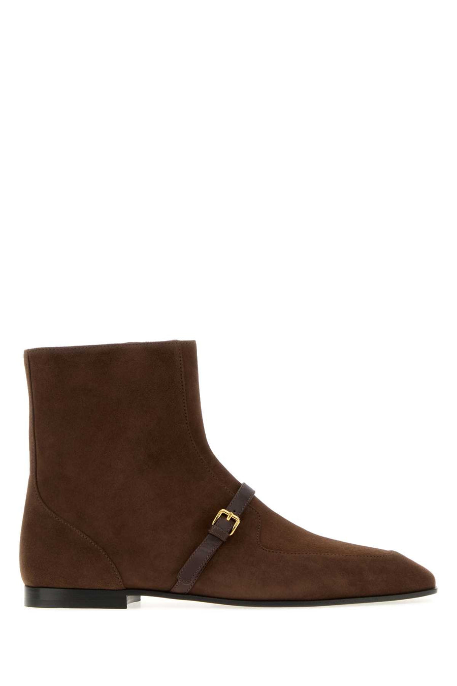 Brown Suede Suzanne Ankle Boots Burnt Stivali